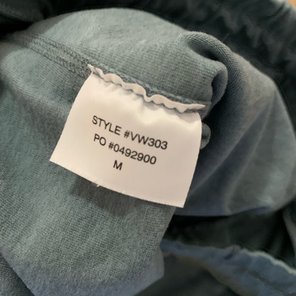Vuori heathered teal blue performance jogger pant pull on pockets M - Picture 2 of 2